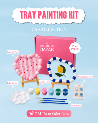 Ceramic Tray Painting Kit