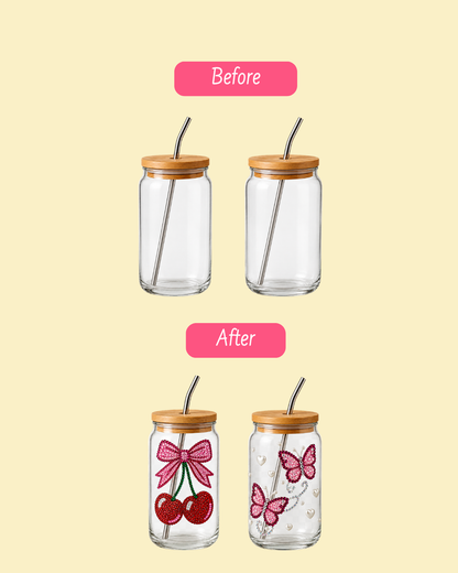Bedazzled Glass Tumbler Kit