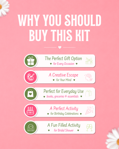 Bedazzled Tote Bag Kit