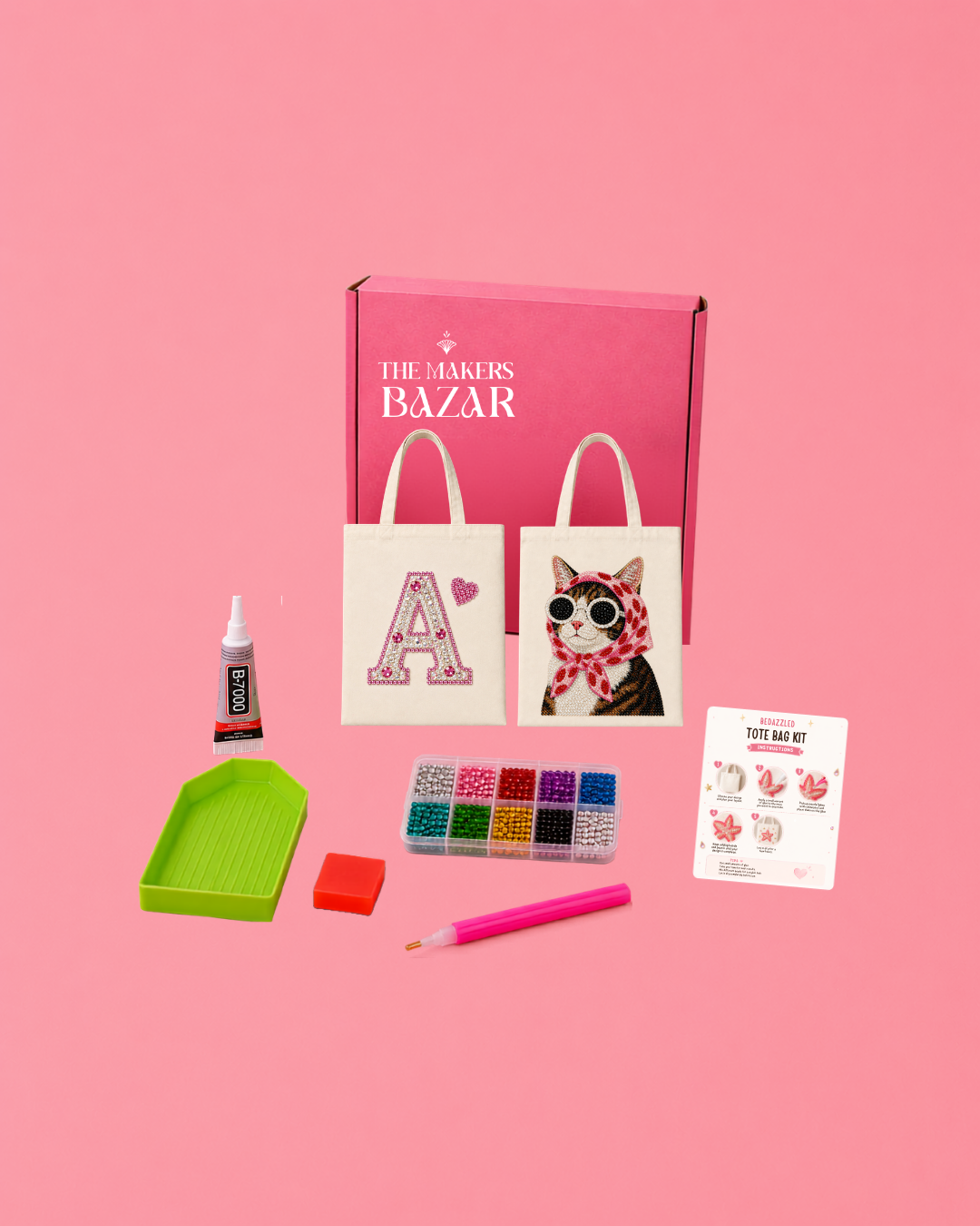 Bedazzled Tote Bag Kit