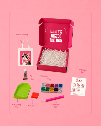 Bedazzled Tote Bag Kit