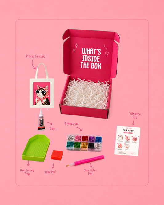 Bedazzled Tote Bag Kit