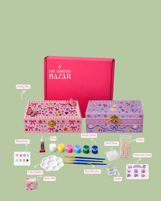 Jewelry Box Paint & Decor Kit