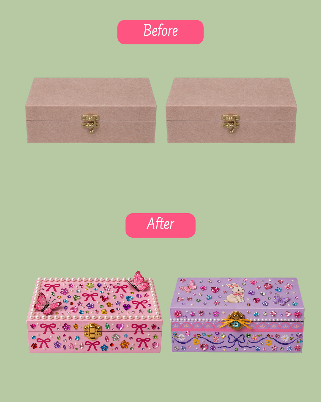 Jewelry Box Paint & Decor Kit