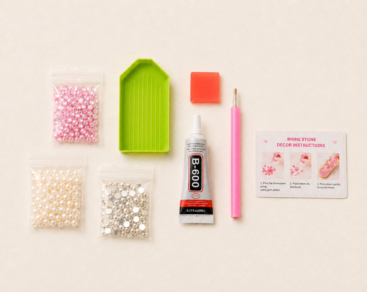 Hair Brush Decor Kit